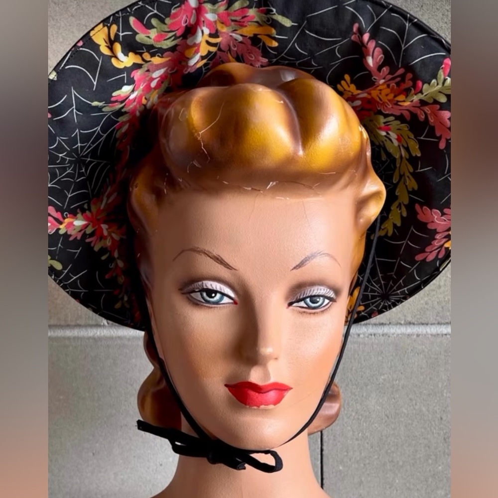 Cosplay Blue Plaid Midi Dress Red Trim, Gathering, Puckering Prairie Western